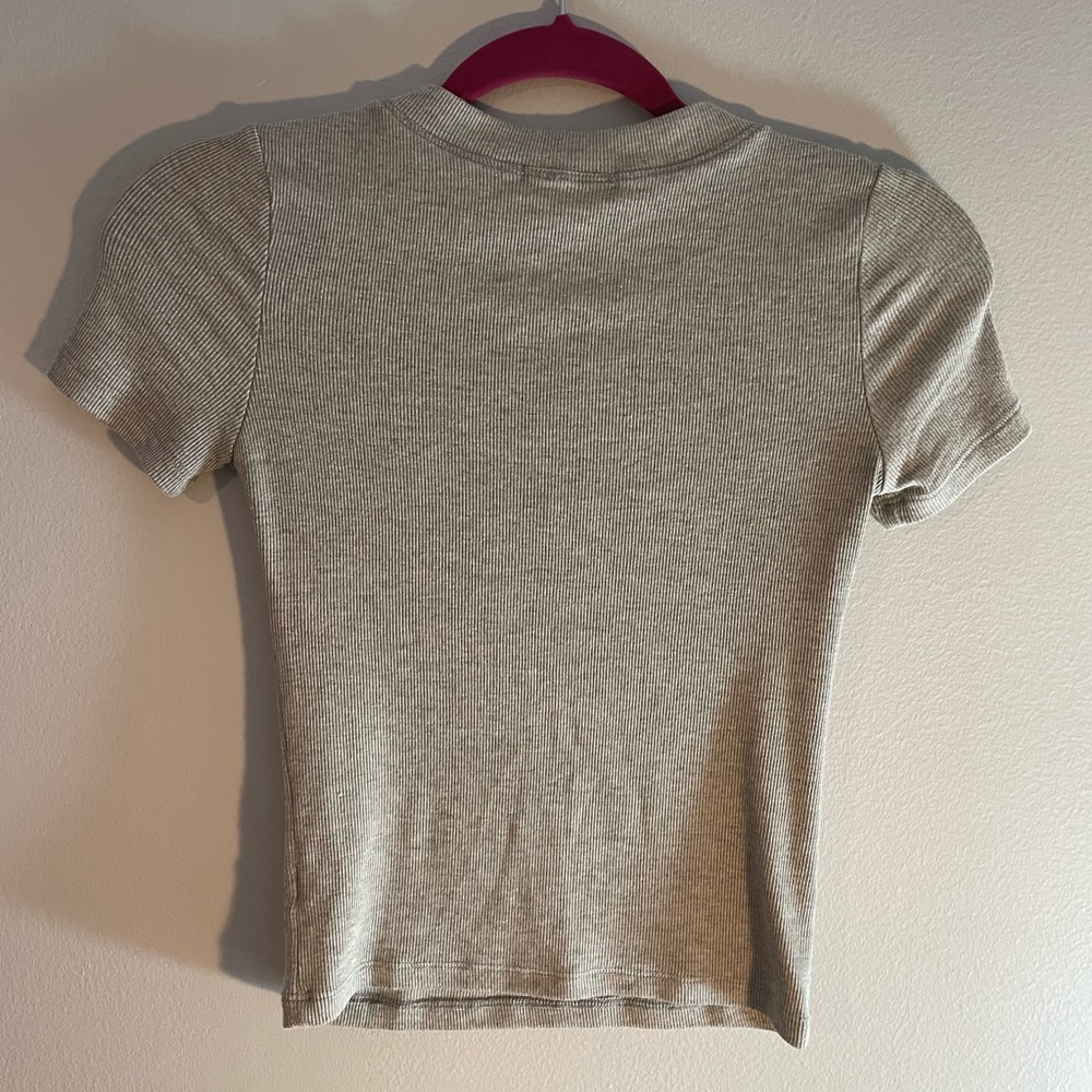 Hashttag Ribbed Henley - Picture 2 of 3